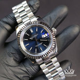Datejust Silver Baton Blue Dial - GodTierMods